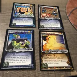 LIMITED FOIL 7 CARDS CELL GAMES RARE SAIYAN FACE SMASH INJURED DOUBLE TEAMING + - Image 3