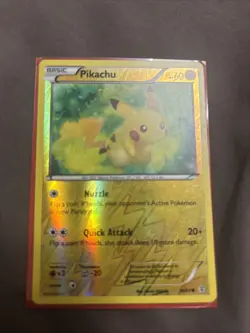 Pokemon Pikachu TCG Reverse Holo Card 26/83 Generations - Image 1