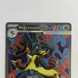 Mega Lucario EX 160/132 ME01 Mega Evolution 2025 Pokemon Card NM/Mint - Image 4