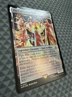 MTG The Capitoline Triad #0001 Foil Mythic UB: Assassin’s Creed (ACR) - Image 3
