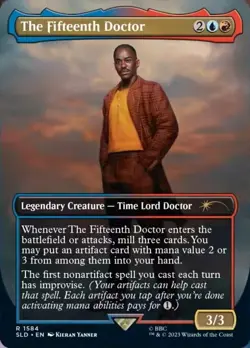 Moderate Play, English MTG Foil The Fifteenth Doctor - Foil Secret Lair Drop Ser - Image 1