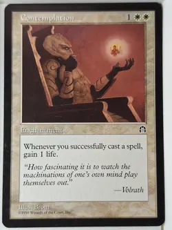 Contemplation - Stronghold - Magic the Gathering MTG Nice! - Image 1
