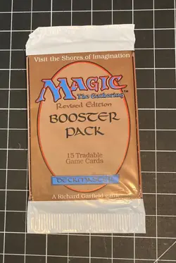 MTG Revised Booster Pack, Sealed, Unsearched - Image 1