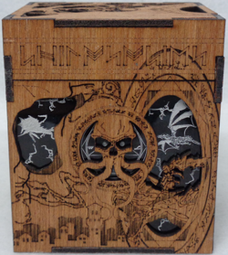 MTG Commander Deck Box BLACK BALDUR'S GATE mind flayer standard Magic Gathering - Image 5