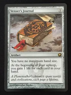 1x MTG Venser's Journal - Scars of Mirrodin (SOM) #220 - Magic the Gathering - Image 1