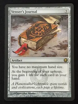 1x MTG Venser's Journal - Scars of Mirrodin (SOM) #220 - Magic the Gathering - Image 3
