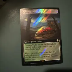 MTG - Canopy Vista (Surge Foil) 783 - Universes Beyond: Fallout NM - Image 1