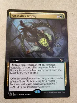 Assassin's Trophy - #412 Regular - (Extended Art) Murders at Karlov Manor - Mtg - Image 1