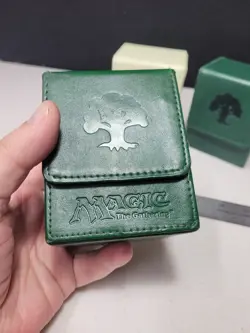 (3) Magic The Gathering MTG Ultra Pro Leatherette Mana Symbol Deck Boxes Pre-Own - Image 2