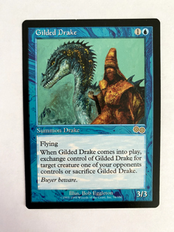 Magic the Gathering Gilded Drake Urza's Saga LP - Image 1