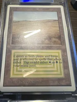 Magic the Gathering Savannah Dual Land Unlimited Lightly Played - Image 3