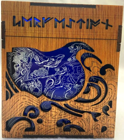 MTG Commander Deck Box 5 COLOR FLAT TOP wood acrylic magnets Magic the Gathering - Image 5
