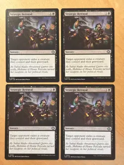 Magic the Gathering MTG 1x Strategic Betrayal Tarkir Dragonstorm NM - Image 1