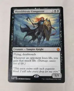 Magic: The Gathering - Foundation - Bloodthirsty Conquerer 0058 Mythic Rare - NM - Image 1