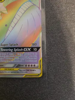 Pokemon Magikarp & Wailord GX #183 Sun & Moon Team Up Rainbow Secret Rare HP - Image 5