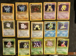 Pokemon Binder Collection Lot VINTAGE SHADOWLESS HOLOS FIRST EDITIONS WOTC - Image 1