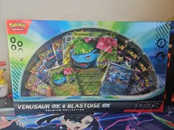Pokemon TCG Venusaur ex & Blastoise ex Premium Collection - Image 1
