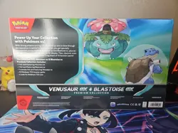 Pokemon TCG Venusaur ex & Blastoise ex Premium Collection - Image 2