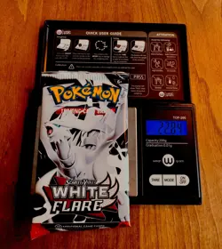 EXTREMELY HEAVY Pokemon TCG S&V White Flare Booster Pack (22.84g!) - Image 1