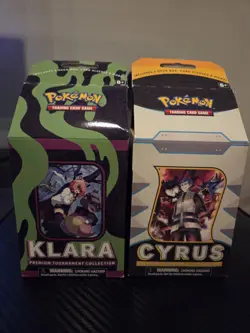 Pokemon TCG: Cyrus and Klara Premium Tournament Collection Set Of 2 SEALED BNIB 820650850769 - Image 1