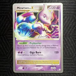 Mewtwo LV.X 144/146 U. Rare Pokemon Legends Awakened 2009 World Champ. Cohen - Image 1