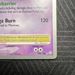 Mewtwo LV.X 144/146 U. Rare Pokemon Legends Awakened 2009 World Champ. Cohen - Image 4