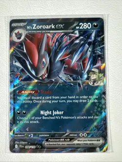 N's Zoroark ex - 98/159 Double Rare NM/MINT Pokemon Journey Together - Image 1