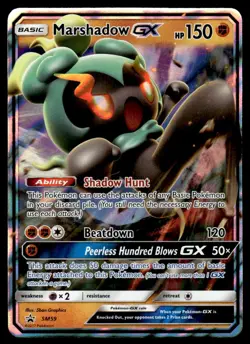 Pokemon TCG Marshadow GX Sun & Moon #SM59 - Image 1