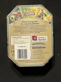 Pokemon Tapu Bulu GX Island Powers Summer Tin 2017~.Factory Sealed Tin. - Image 2
