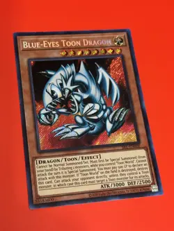 Yu-Gi-Oh! Blue-Eyes Toon Dragon SRL-EN000 Secret Rare 25th Anniversary - Image 1
