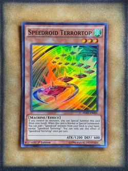 Yugioh Speedroid Terrortop HSRD-EN001 Super Rare 1st Ed NM - Image 1