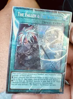 The Fallen & The Virtuous 1st Edition Starlight Rare CH01-EN019 Yu-Gi-Oh! - Image 1