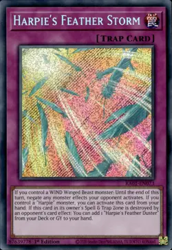 Harpie's Feather Storm - Secret Rare 1st Edition RA01-EN073 - NM - YuGiOh - Image 1