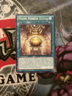 Yu-Gi-Oh! - Crossed Souls Moon Mirror Shield 2015 CROS-EN081 Rare 1st Edition MP - Image 1