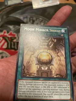 Yu-Gi-Oh! - Crossed Souls Moon Mirror Shield 2015 CROS-EN081 Rare 1st Edition MP - Image 3