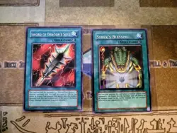 YUGIOH SWORD OF DRAGONS SOUL + SEBEKS BLESSING PCJ PRISMATIC UNLIMIT LP - Image 1