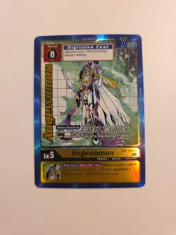 Angewomon EX1-030 SR Alt Art Classic Collection NM Digimon Card Game - Image 1