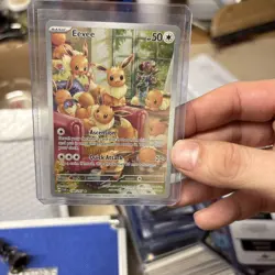 Pokemon Eevee Holo TCG Card 188/167 Sv06 Twilight Masquerade - Image 1