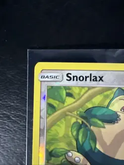 Snorlax 50/68 Hidden Fates Pokemon 2019 TCG Reverse Holo Card ( Pack Fresh ) - Image 2