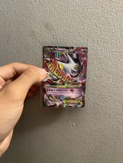 2016 Pokemon TCG M Gengar EX #XY166 XY Promo Holo Ultra Rare MP Holographic Card - Image 1