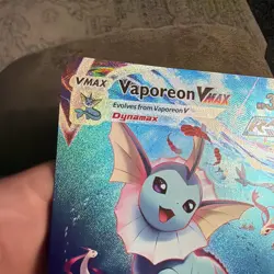 Vaporeon VMAX Black Star Promo SWSH182 Jumbo Pokemon Card 2021 - Image 2