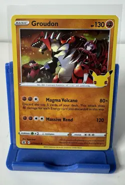 Groudon 017/025 Pokemon Trading Card Celebrations - Image 1