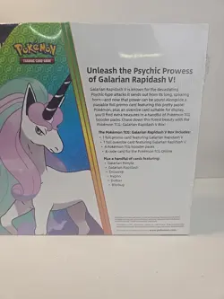 "POKEMON" GALARIAN RAPIDASH V BOX" TCG BOOSTER PACKS TRADING CARDS - Image 4