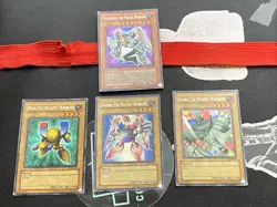 YuGiOH Cards TCG Magnet Warriors and Valkyrie DOR-001/002/003 & SDD-001 Holo LP - Image 1