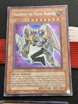 YuGiOH Cards TCG Magnet Warriors and Valkyrie DOR-001/002/003 & SDD-001 Holo LP - Image 2
