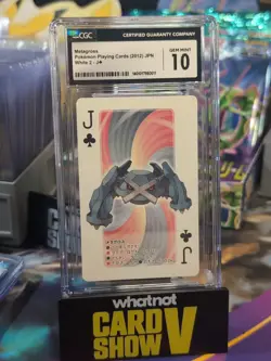 Metagross Jack of Clubs 2012 Pokemon White 2 Kyurem Deck Poker Card CGC 10 - Image 1