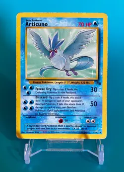 Articuno Rare Pokemon Card - Fossil Set 17/62 Vintage 1999 WotC TCG - Image 1