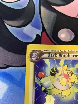 Pokemon Dark Ampharos TCG Neo Destiny Card 1/105 Unlimited Holo Rare - Image 4