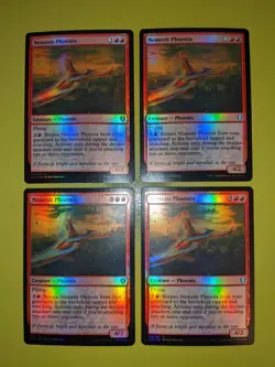 FOIL Nemesis Phoenix x4 Commander Legends: Battle for Baldur's Gate 4x MTG - Image 1