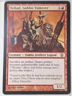Slobad, Goblin Tinkerer - Darksteel - Magic the Gathering MTG Nice! - Image 1